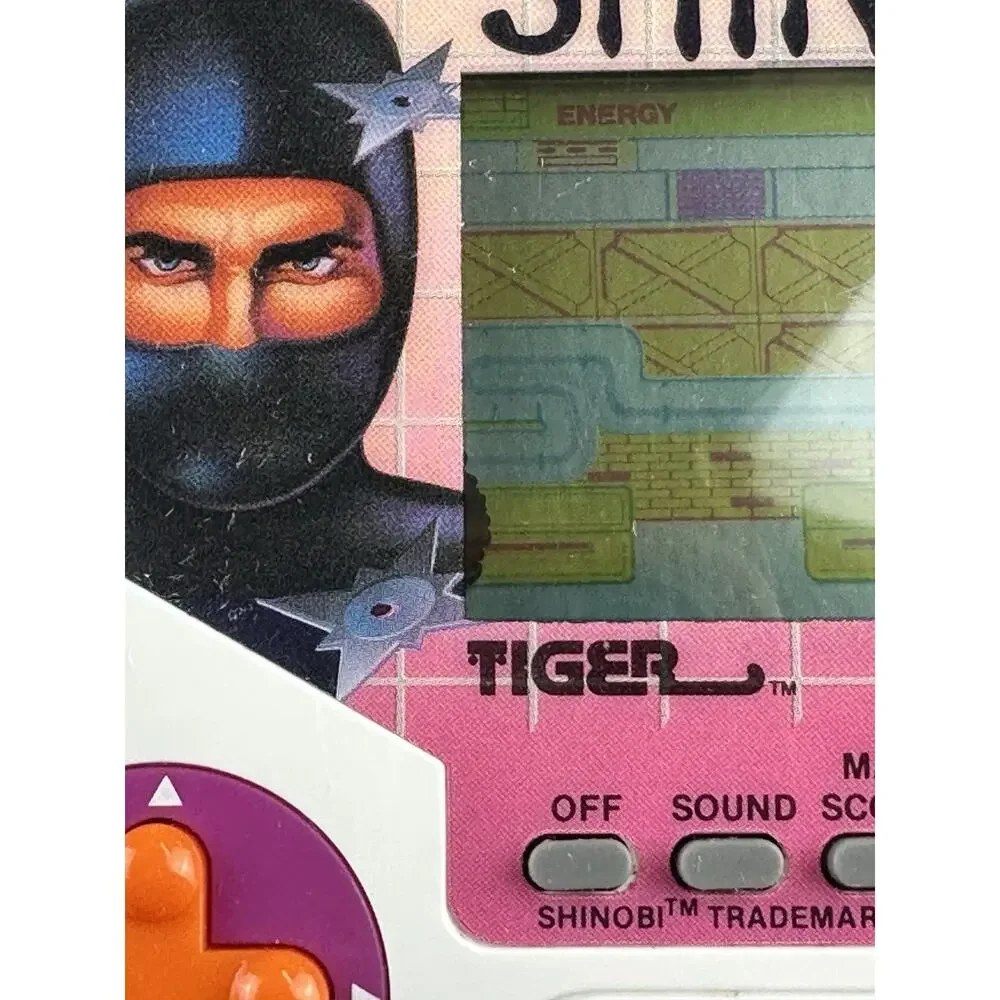 Vintage 1988 Sega Tiger Electronic SHINOBI Handheld Video Game Tested Works